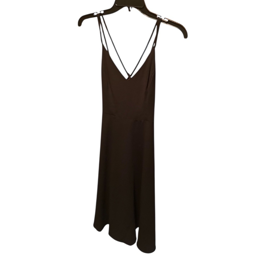 ASTR Criss Cross Back Sleeveless Dress in Black XS NWT